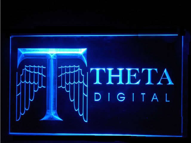 THETA Tube Preamp LED Sign